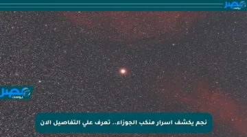 نجم يكشف أسرار منكب الجوزاء.. تعرف على التفاصيل الآن